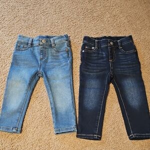 Stylish Kids Denim Jeans - Light Blue and Dark Blue